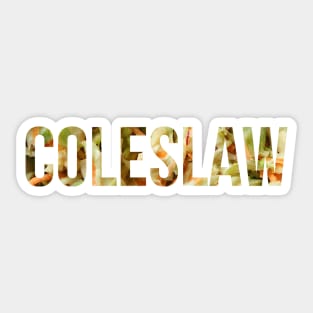 Coleslaw Sticker